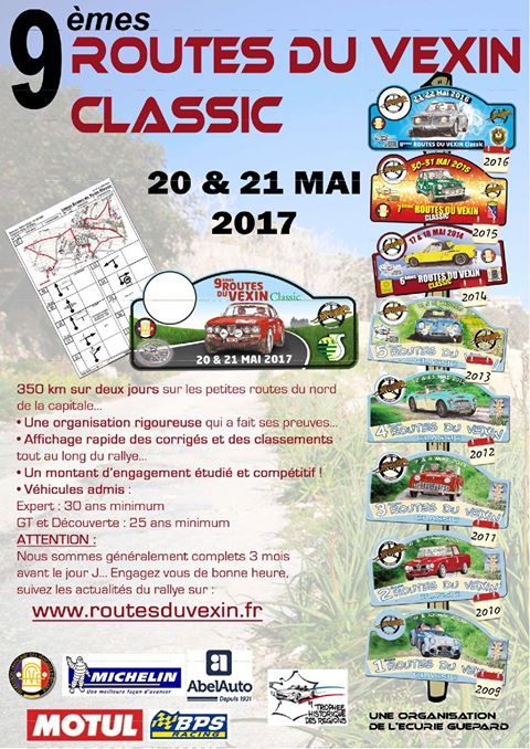 Les 9ème Routes du Vexin Classic – 20 et 21 mai 2017 – Savignies (Oise)