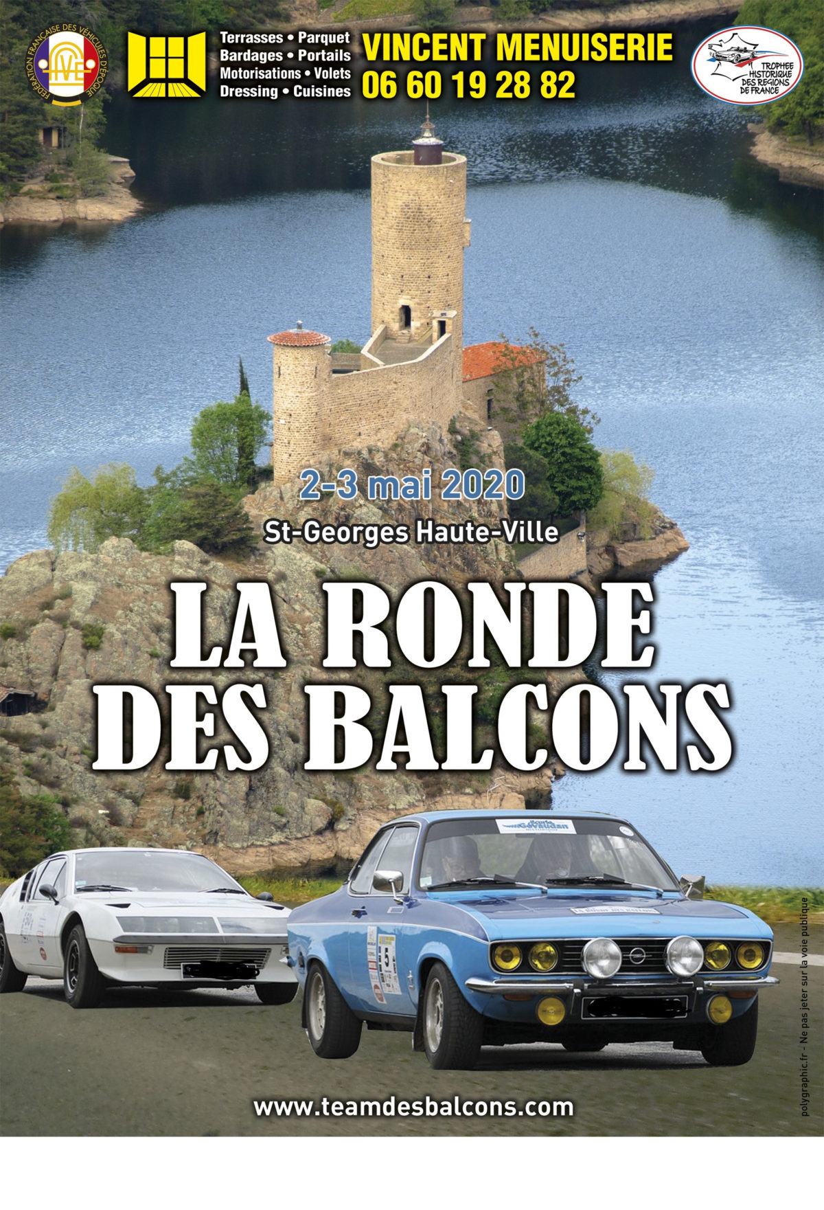 RONDE DES BALCONS 2020 – 2 et 3 mai – Saint Georges Haute Ville, Loire