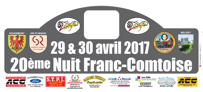 La 20ème édition de la Nuit Franc-Comtoise – 29 et 30 avril 2017 – Rougemont (Doubs)